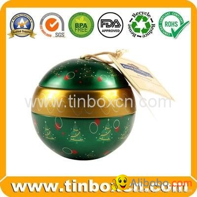 Customized christmas ball tin box gift tin canspicture1