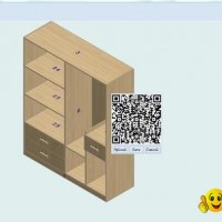 Haixun Furniture Design System QR code installation drawing Six sides drawing