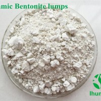 Ceramic white bentonite lumps