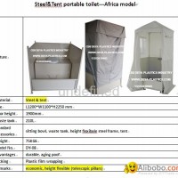 low cost steel tent portable toilet