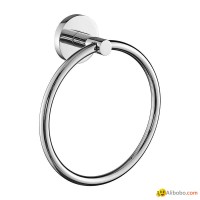 Modern Hotel Round Wall Mount Towel Ring