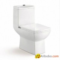 sanitary ware S type square shape one piece toilet