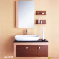 2011 new style solid wood bathroom cabinet vanity