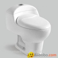 Modern Sanitary Ware Round Shape One Piece Wc Dual Flush Toilet Portable Western