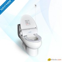 Public Self-Clean Toilet Seat With Sanitary Cover