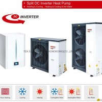 air source DC inverter heat pump/split DC inverter heat pump three in one