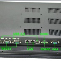 onboard cpu r   ed fanless panel pc