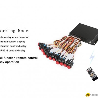 Central control Program video player RS232 port #videopicture1