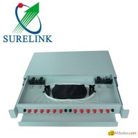 RS12 Terminal Box 12 Cores Slidable Rack Mount Fiber Optic Distribution Frame