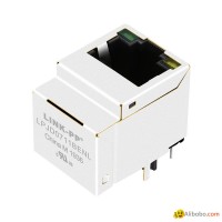 1840417-2 Gigabit Vertical RJ45 Connector With Magnetics