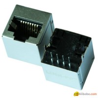 KHU1S041Q6 LF Single RJ45 Connector Module With Integrated 10/100Base-t Magnetic