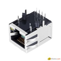 KLU1T516-43 LF 10/100 Base-t 1X1 Port RJ45 8P8C Jack