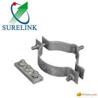 Hot Dip Galvanized Steel Electric Pole Clamp Hoop for Electric Power