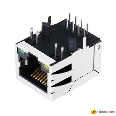 1368589-7 1000 BASE-T Single Port RJ45 Keystone Jack With Magneticspicture1