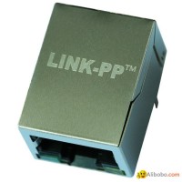 LPJ0011BBNL RJ45 Single Port Connector with 10/100 Base-T Magnetics