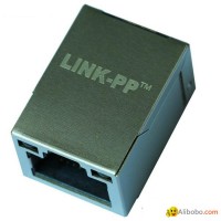 49F-1201YGD2NL SMT RJ45 Connector with 10/100 Base-T Integrated Magnetics