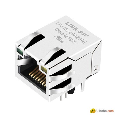 6605834-1 10/100 Base-t 1x1 Port Connector RJ45 Jackspicture1