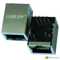 LU1S041A-43 LF 10 Pin RJ45 Connector With Transformer