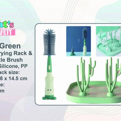 Baby Drying Rack & Silicone Milk Bottle Brush Kitpicture1