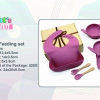 Silicon Feeding Set_Elephant Shape