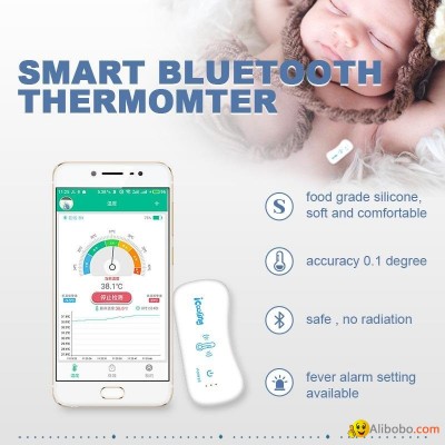 Smart Bluetooth Thermometer Patch for Kids Wearable Thermometer for Fever Baby Tpicture1