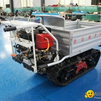 Multi-functional Tracked  self-discharge crawler truck dumperpicture1