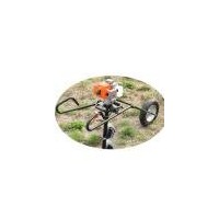 Single-wheel folding drill tree planting machine