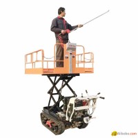 mini crawler gas engine hydraulic lift work platform