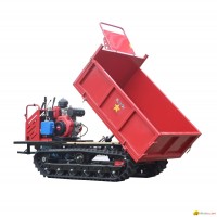 small rubber tracked swamps tipper