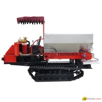 Dry Fertilizer Applicator with crawler type for paddy filed