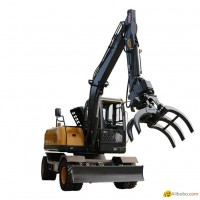 Hydraulic excavator on wheel hydraulic construction wheel excavator