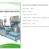 Round dripper pipe production line