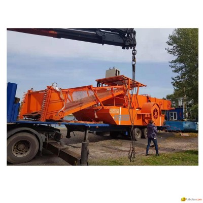 WH80 weed harvester with swing arm and wheel knives for water hyacinthpicture1