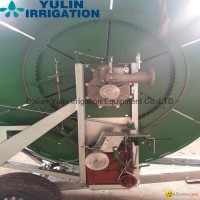 Hose reel irrigation machine for agriculture farm