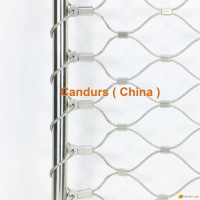 Flexible Stainless Steel Rope Fence On Bridges And Staircase