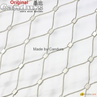 2 mm 60 mm x 105 mm Stainless Steel Wire Rope Mesh Net