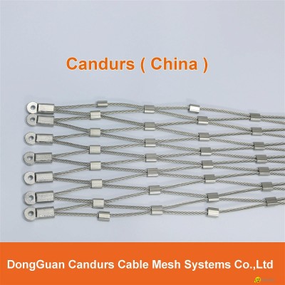 Stainless Steel Rope Mesh With Ferrules The Ideal Zoo Mesh Alternativepicture1