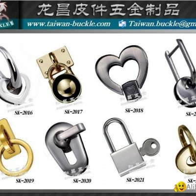 Phụ kiện túi da High quality handbags metal parts Brass ring bucklepicture1