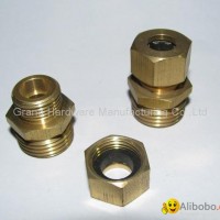 Brass hose connector