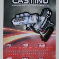 ENERGIZER BATTERY--3D EMBOSSED WALL PVC CHART/POSTER