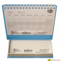 Memo pad with holder and calendar