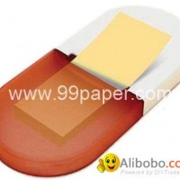 Pill shape pop up post it