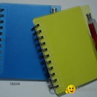 Note book with pen