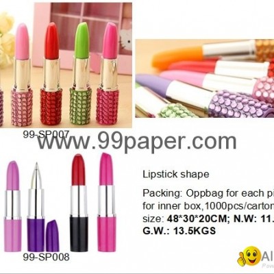 Hot sales Lipstick Shape Ball Penpicture1