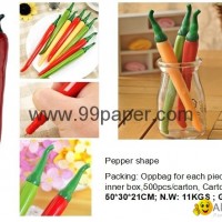 pepper shape ball pen