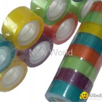 Colored stationery tape