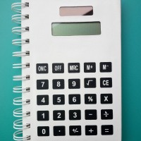 customerize Kraft & PU Leather notebook with calculator