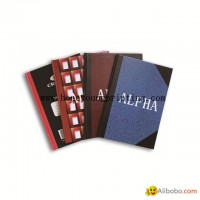 A4 Hard cover notebook for student 8mm ruled and square