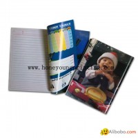 PP cover staple binding Arabic ruled exercise book diary