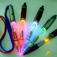 Flashing seven color light pen